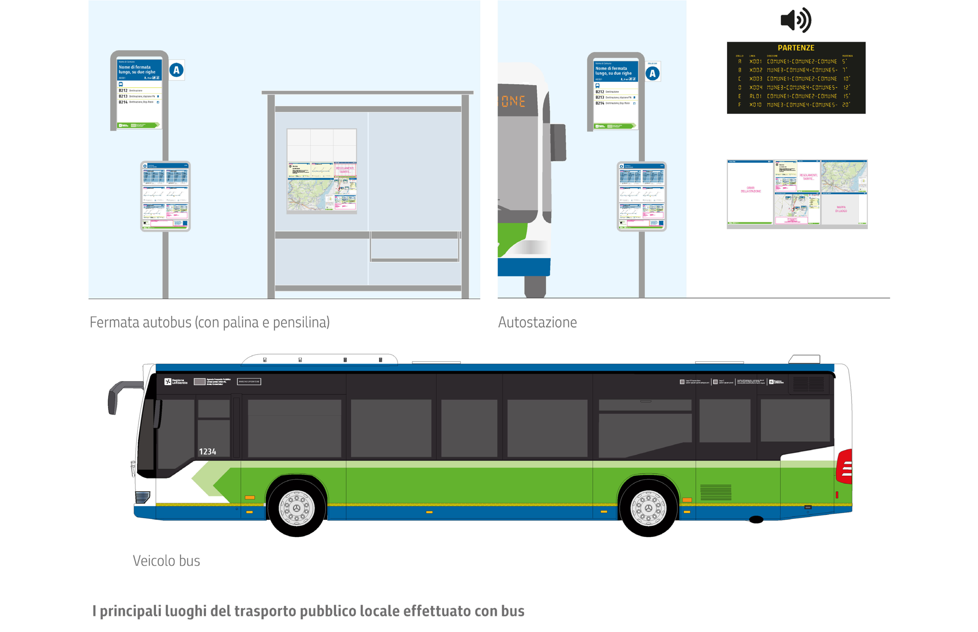 Application for new tram stations and bus stop shelters